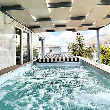 Citycenter Penthouse Mini Private Pool With Hydromassage And Great Town View Ateny Zewnętrze zdjęcie