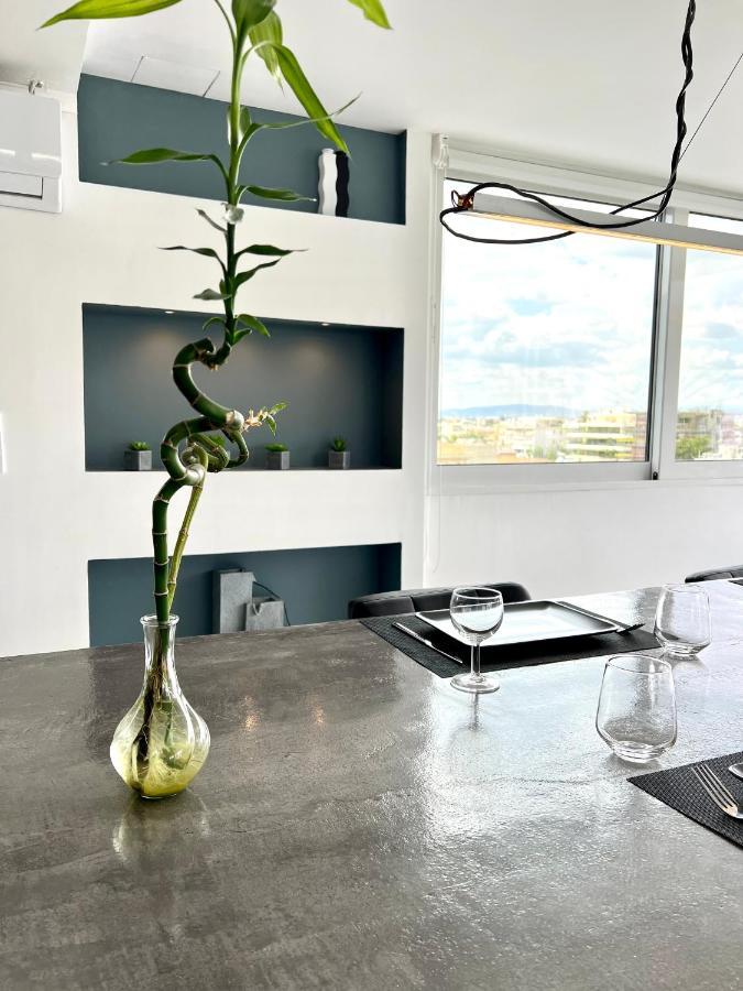 Citycenter Penthouse Mini Private Pool With Hydromassage And Great Town View Ateny Zewnętrze zdjęcie